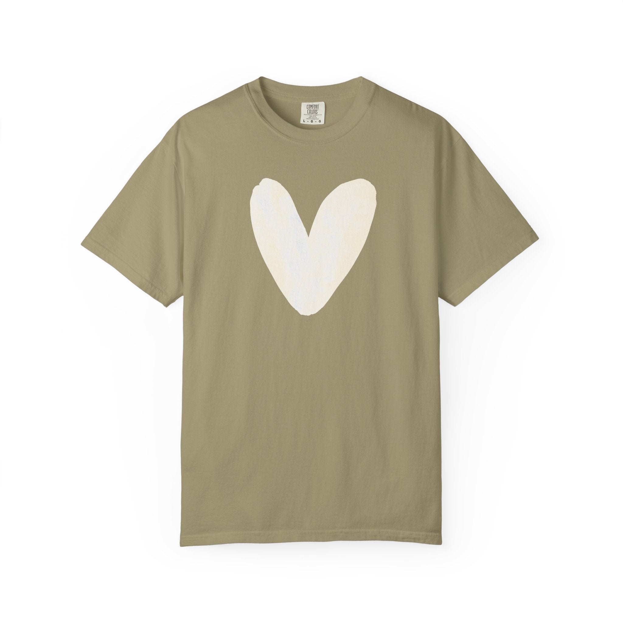 Heart Painted Graphic T-Shirt — Heart Tee for Casual Everyday Wear