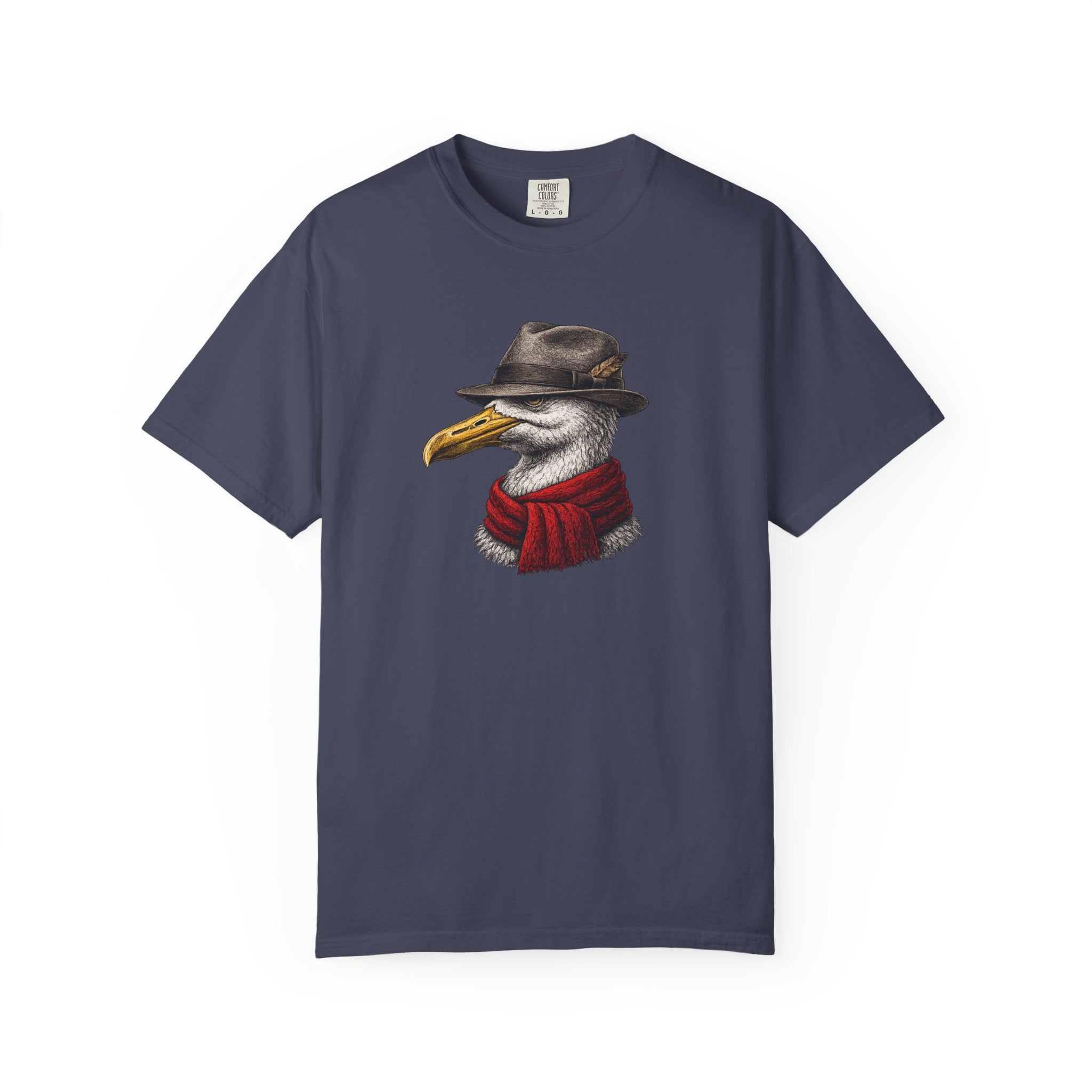 Pelican with Hat T-shirt- Ocean Life Tshirts