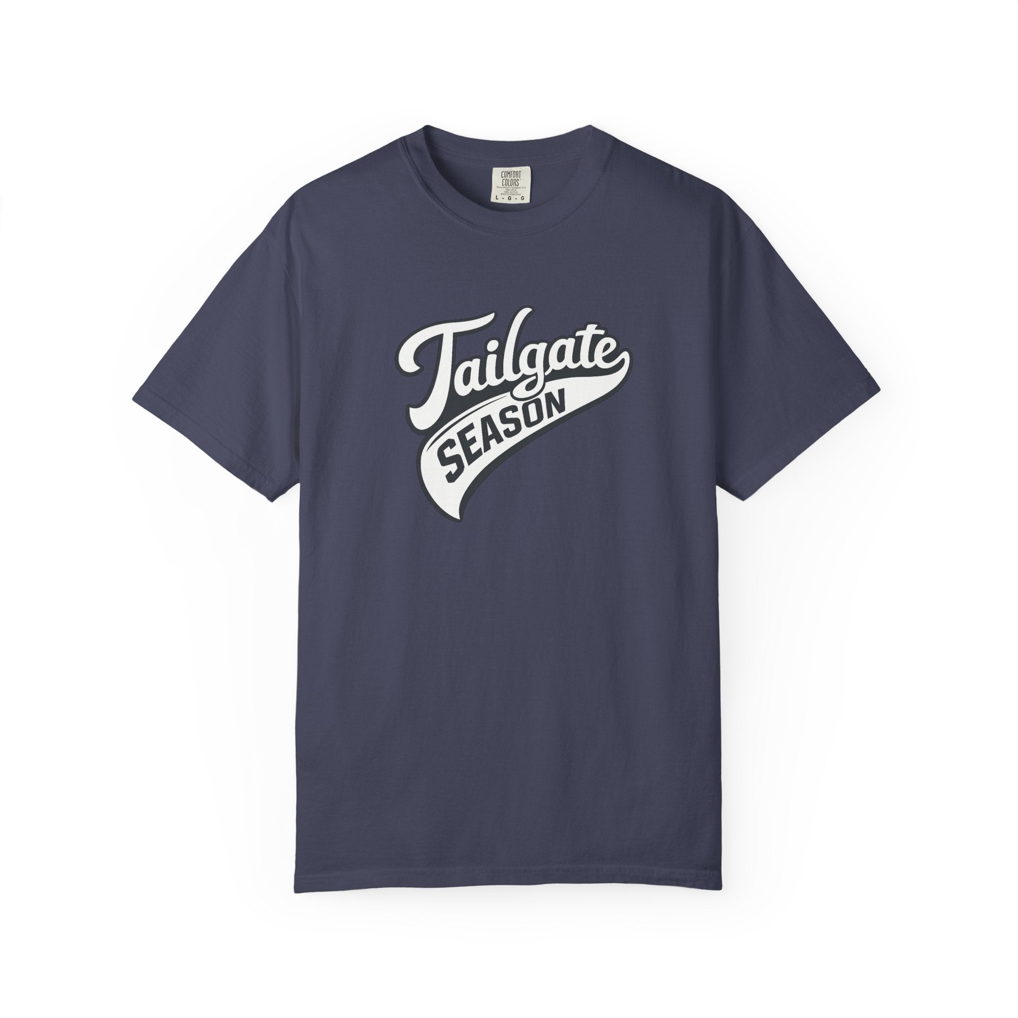 Tailgate Season T-Shirt — Vintage Script Game Day Tee