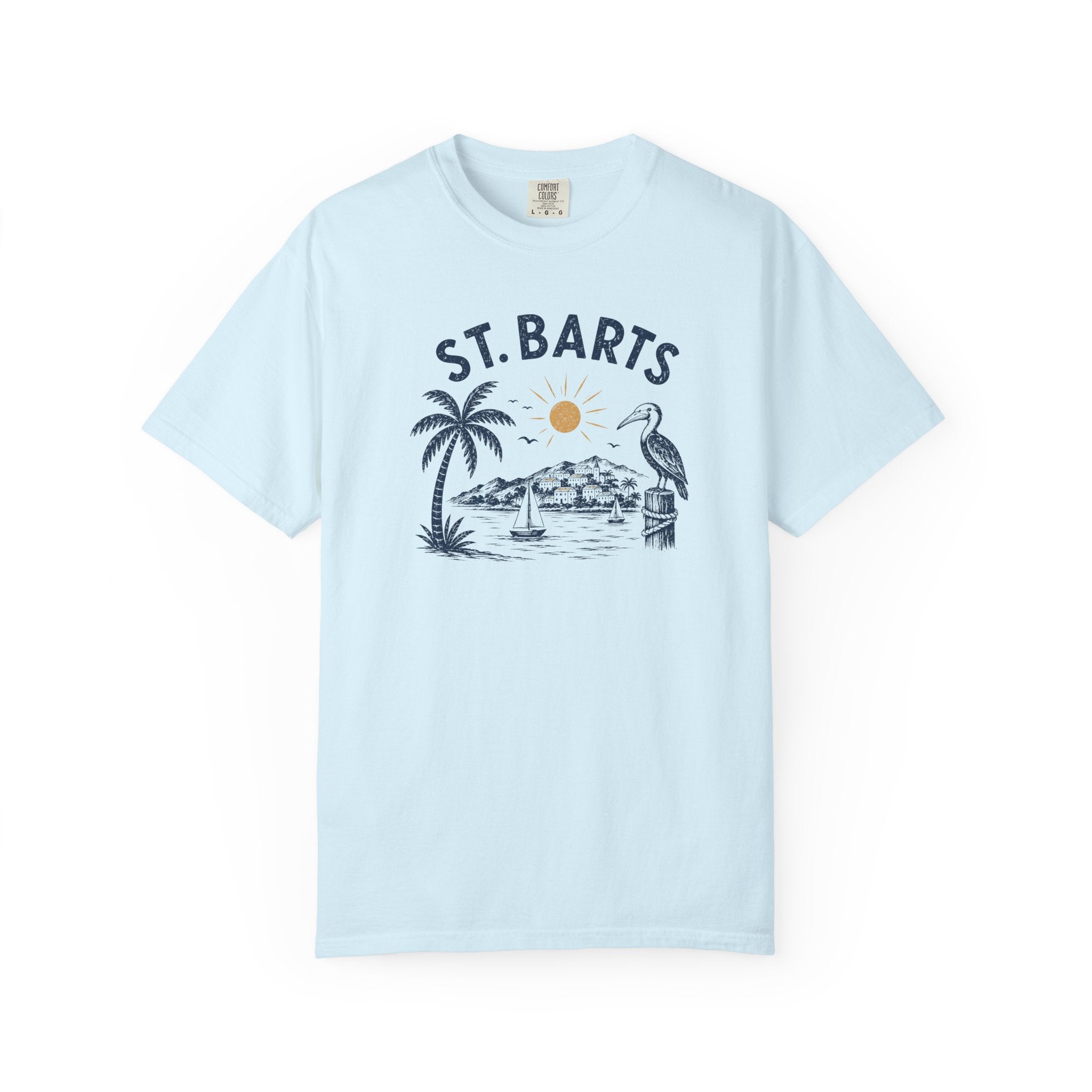 St. Barts Vintage Island T-Shirt — Tropical Beach Graphic Tee