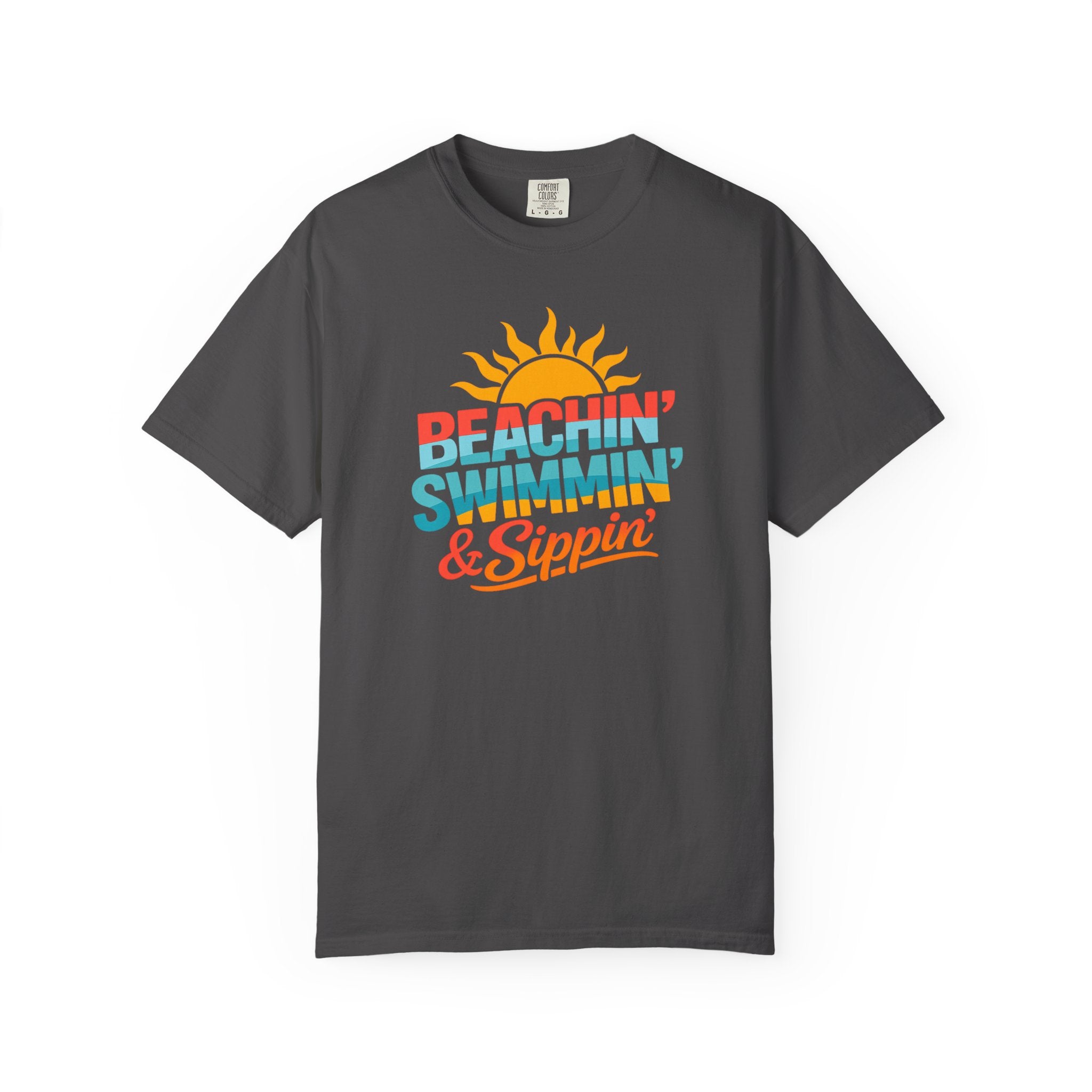 Beachin' Swimmin' & Sippin' T-shirt | Summer Tee