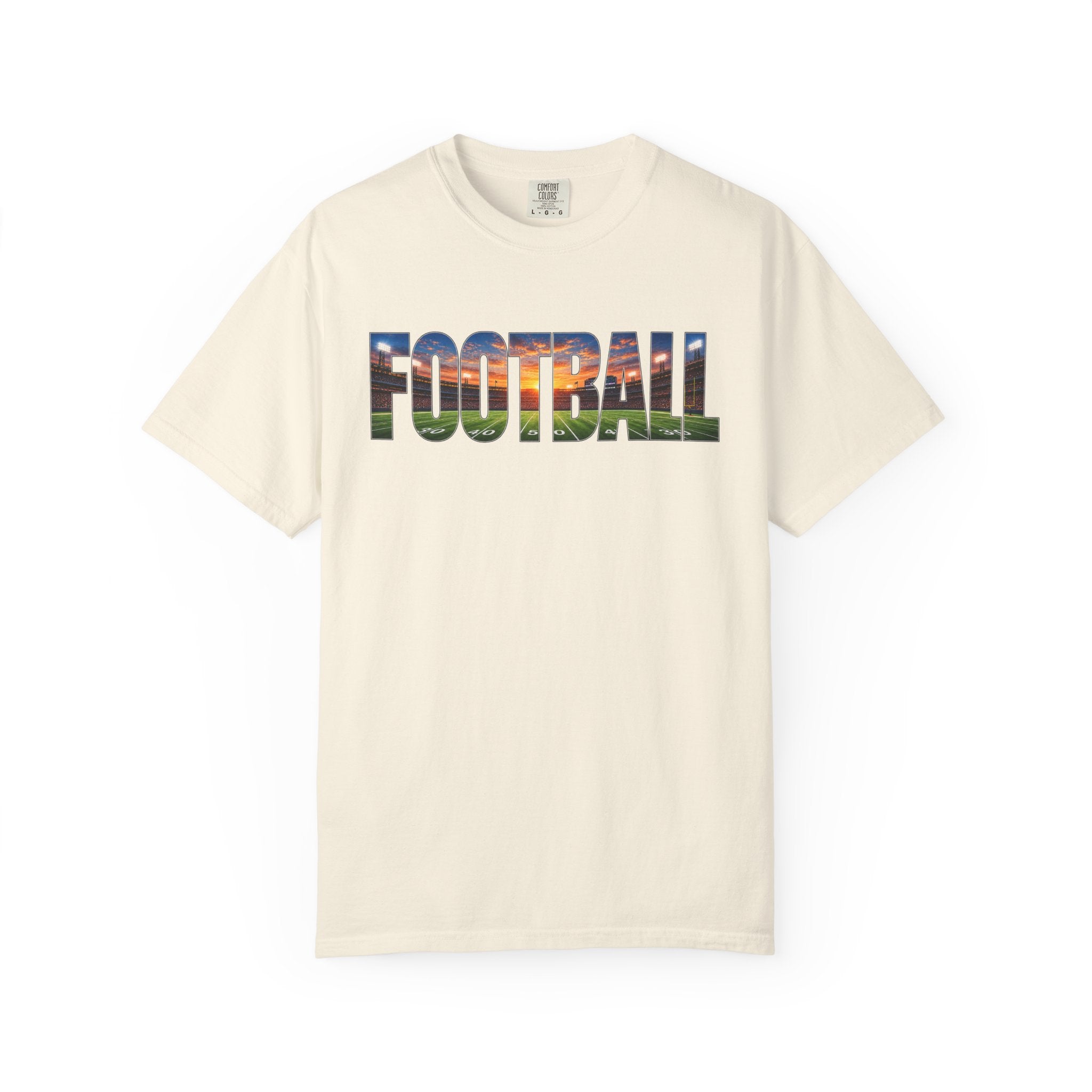 Football T-shirt- Football field Graphic Tee