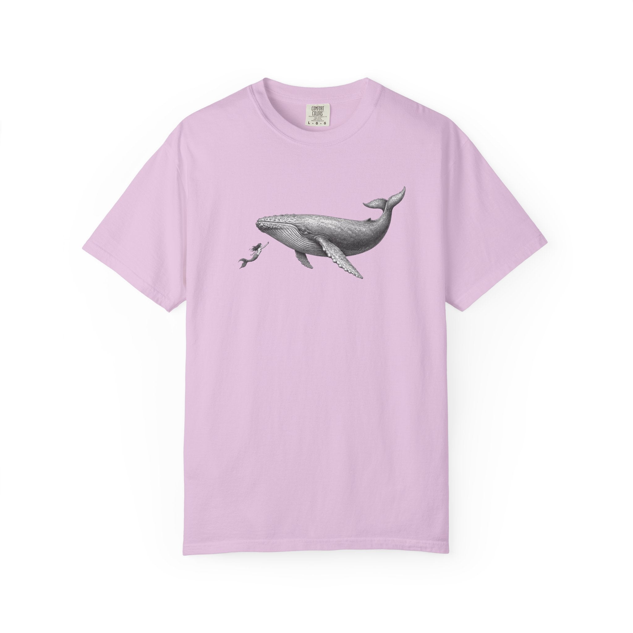 Whale & mermaid T-Shirt — Ocean Life Tshirt