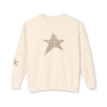 Star Sweatshirt — Tan Star Crewneck Sweatshirt- Loungewear