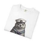Otter Sailor Graphic T-Shirt — Cute Otter Animal Tee