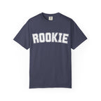Rookie 01 Tshirt — Athletic Letterman Graphic T-Shirt