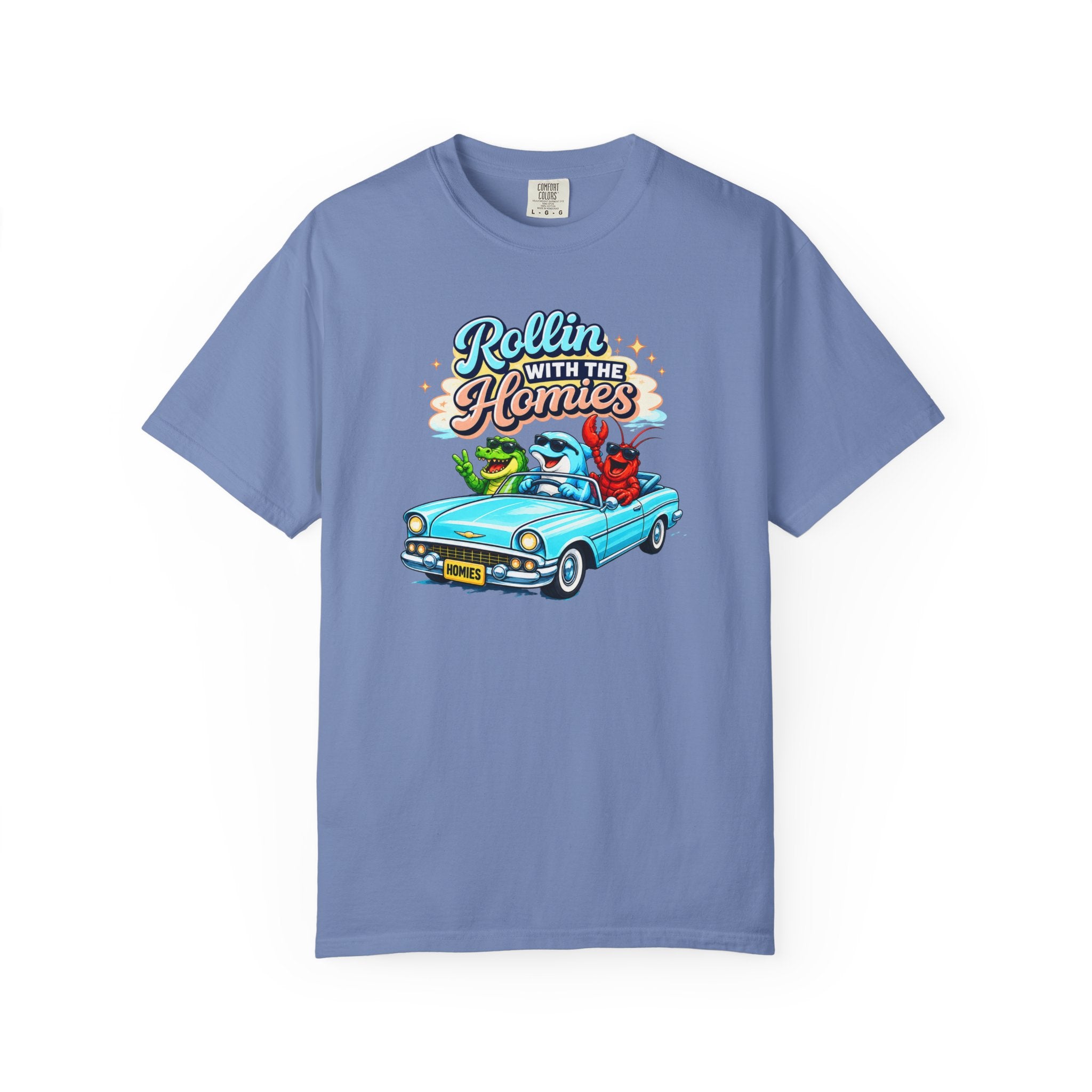 Rollin' With the Homies Retro Cute Graphic Tee