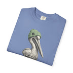 Pelican with Beanie T-Shirt — Ocean Life Graphic Tshirt