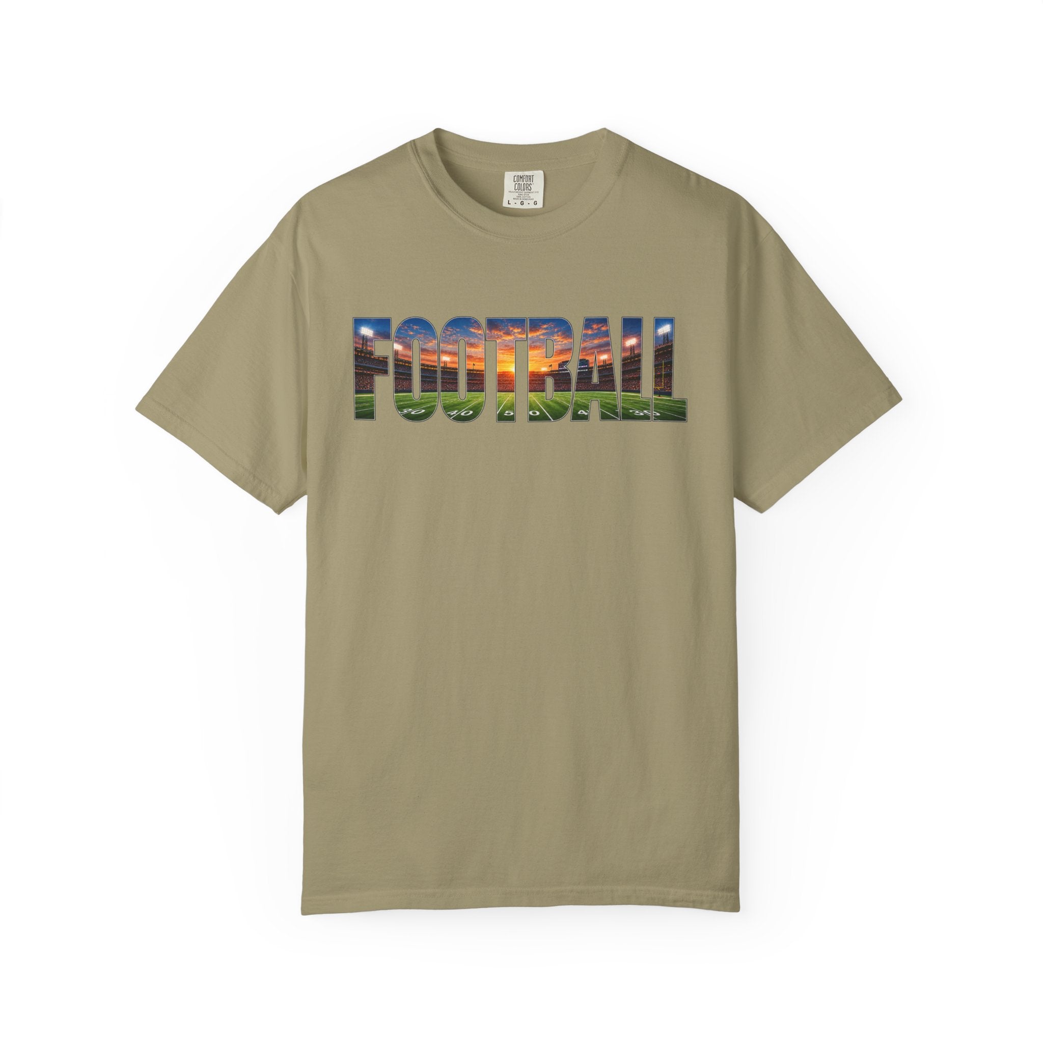 Football T-shirt- Football field Graphic Tee