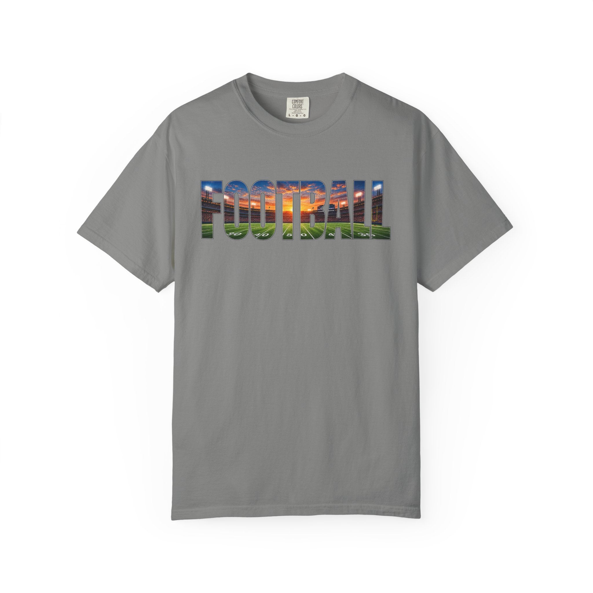 Football T-shirt- Football field Graphic Tee
