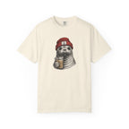 Seal in Beanie with Ice Coffee TShirt — Cute Seal Graphic T-Shirt