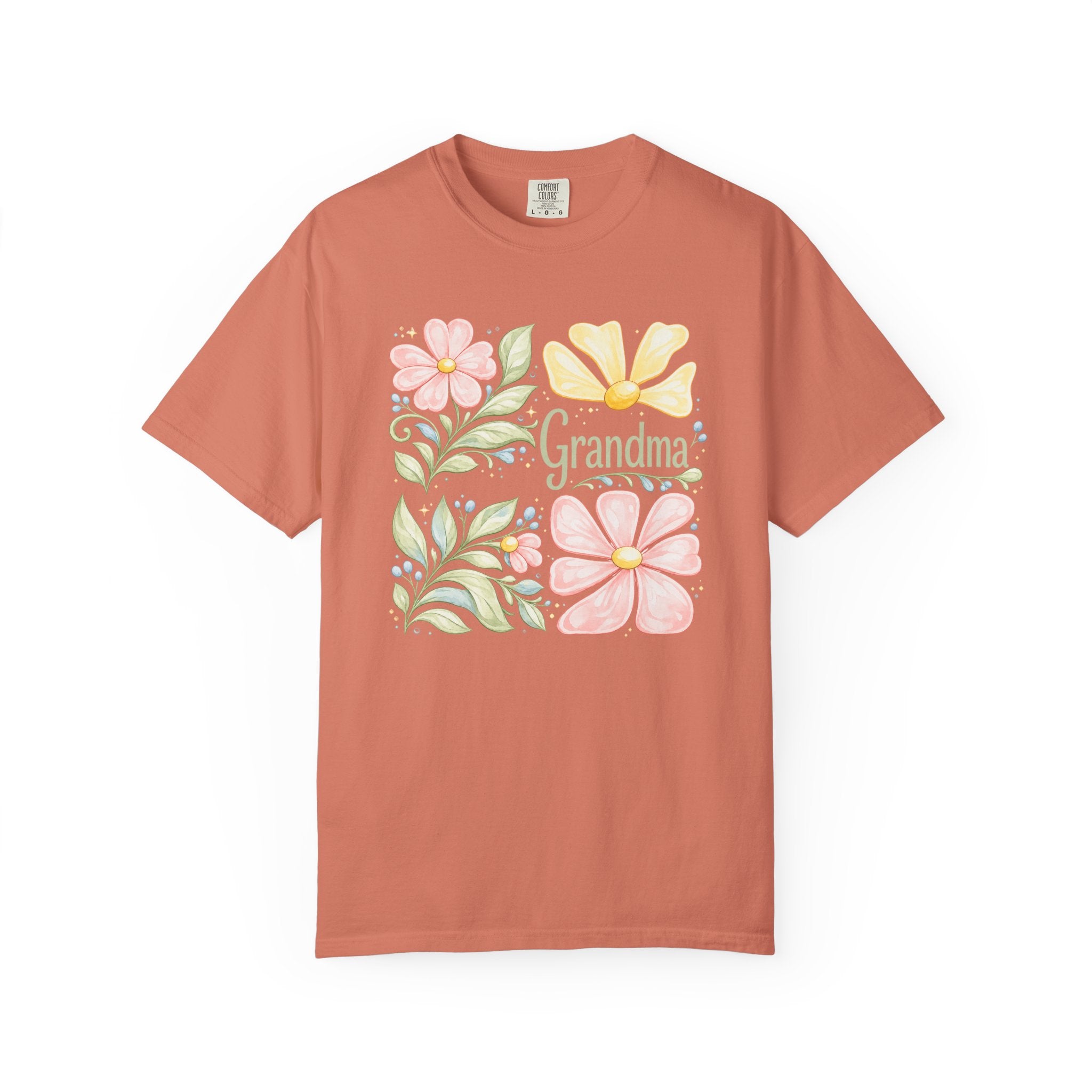 Grandma Floral TShirt- Grandma Tshirt
