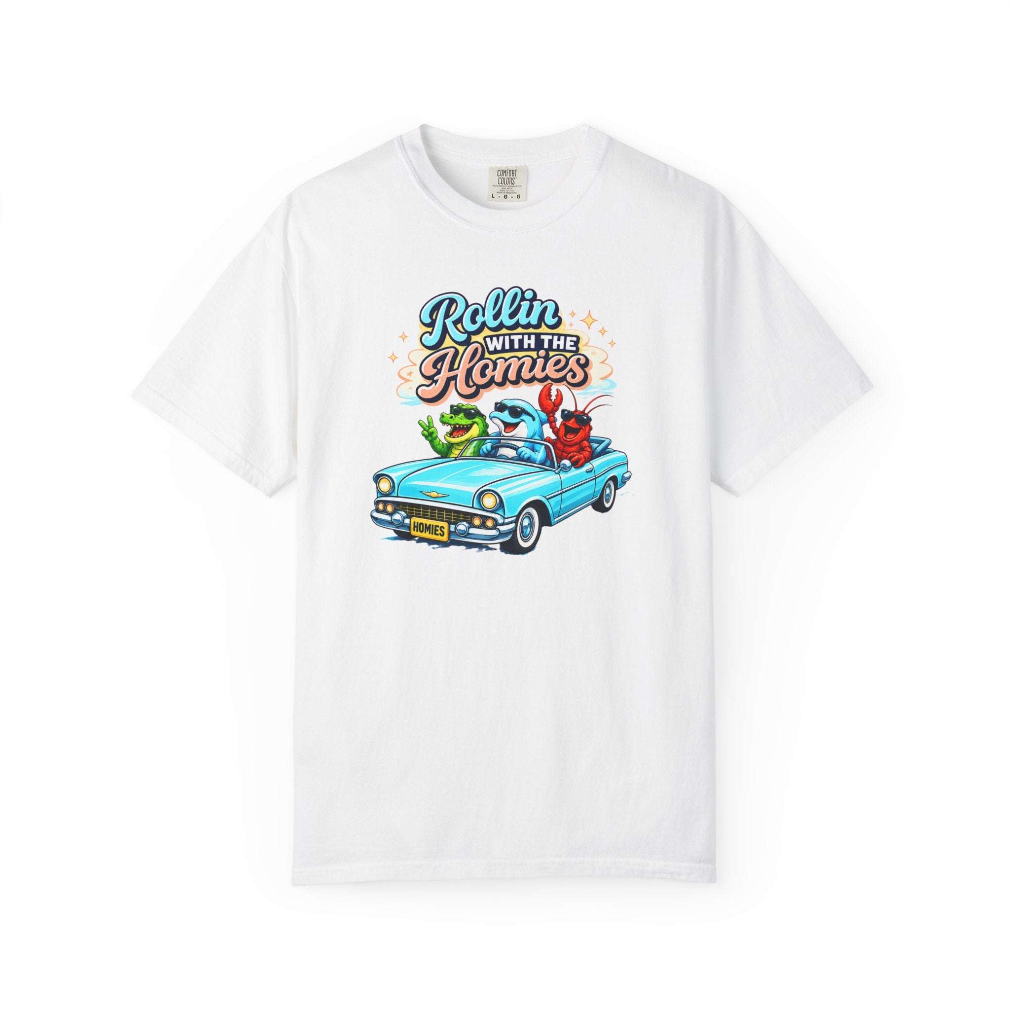 Rollin' With the Homies Retro Cute Graphic Tee