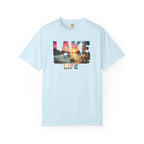 Lake Life sunset graphic T-Shirt | lake scene T-Shirt