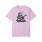 Otter Playing Purple Guitar Tshirt- Ocean life Tshirts