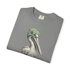 Pelican with Beanie T-Shirt — Ocean Life Graphic Tshirt