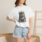 Otter Sailor Graphic T-Shirt — Cute Otter Animal Tee