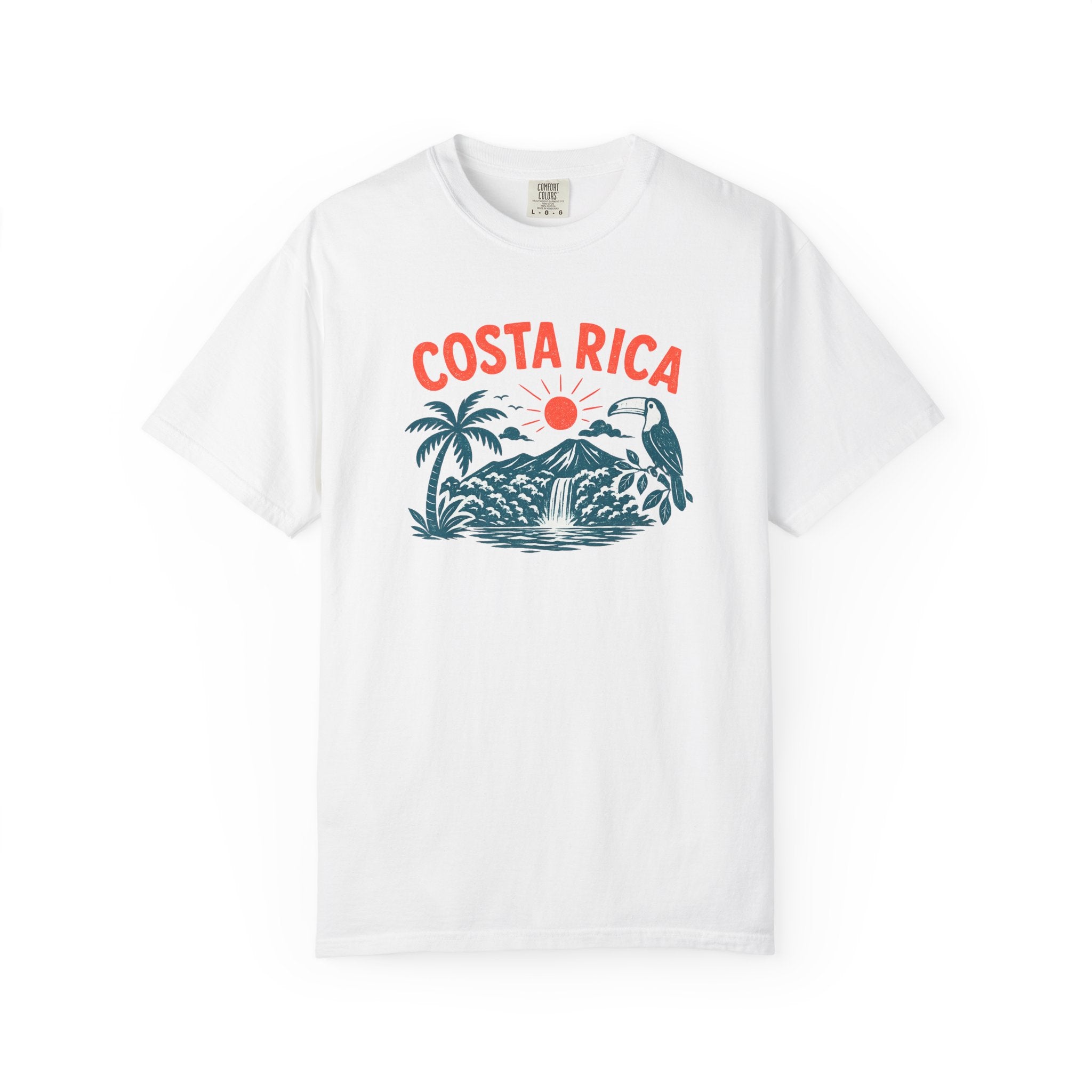 Costa Rica Beach Graphic T-Shirt — Tropical Costa Rica Tee