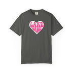 Lake Babe T-Shirt — Hot Pink on Light Pink Heart Graphicr Tee