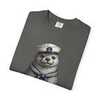 Otter Sailor Graphic T-Shirt — Cute Otter Animal Tee