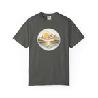 Sunrise Mountain Lake T-Shirt — Scenic Nature Graphic Tee