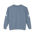 Star Sweatshirt — Blue Jean Star Crewneck Sweatshirt- Loungewear