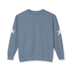 Star Sweatshirt — Blue Jean Star Crewneck Sweatshirt- Loungewear