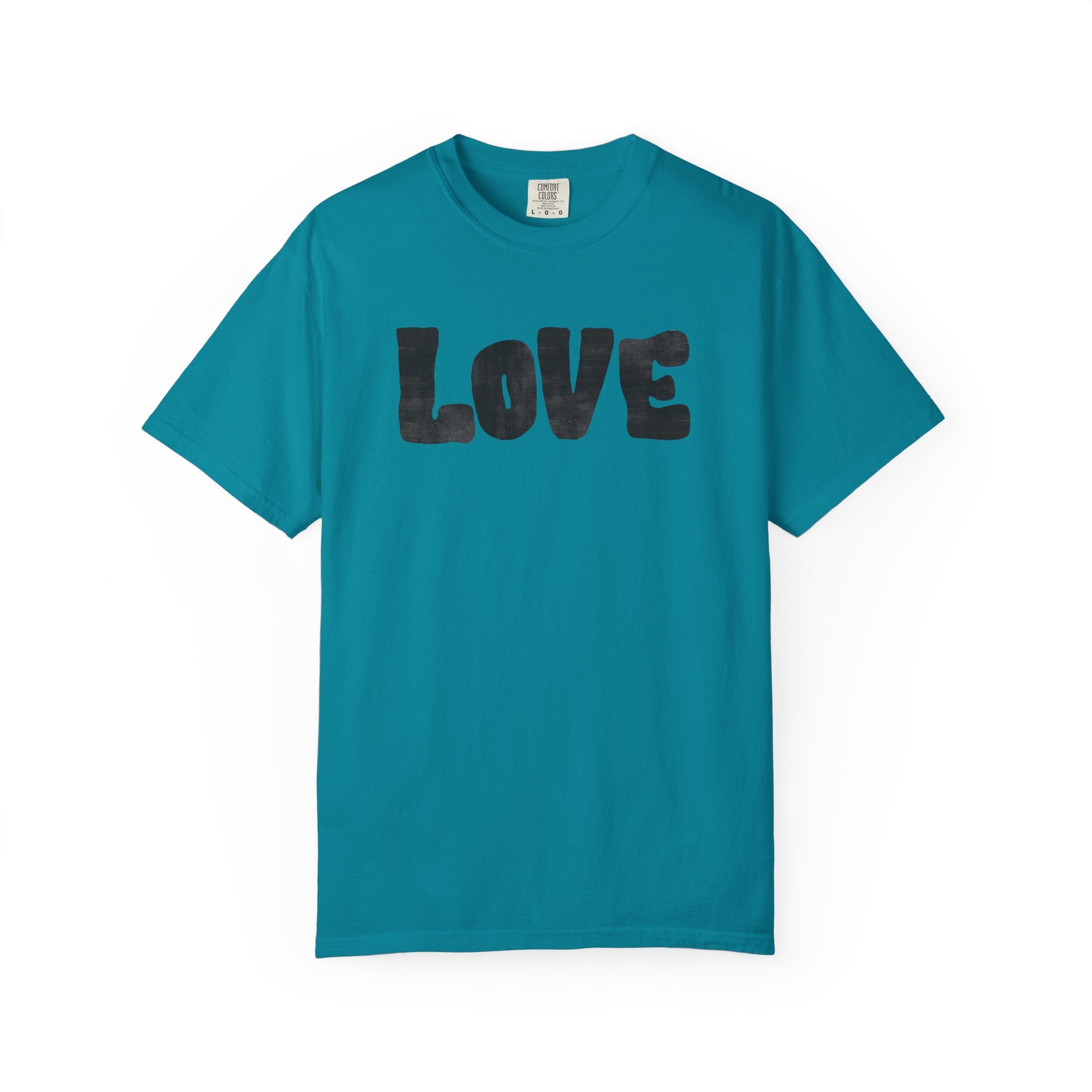 LOVE Graphic T-Shirt — Vintage Block Letter Tee