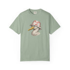 Seagull with Fish Bucket Hat T-Shirt- Pelican Tshirt