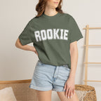 Rookie 01 Tshirt — Athletic Letterman Graphic T-Shirt