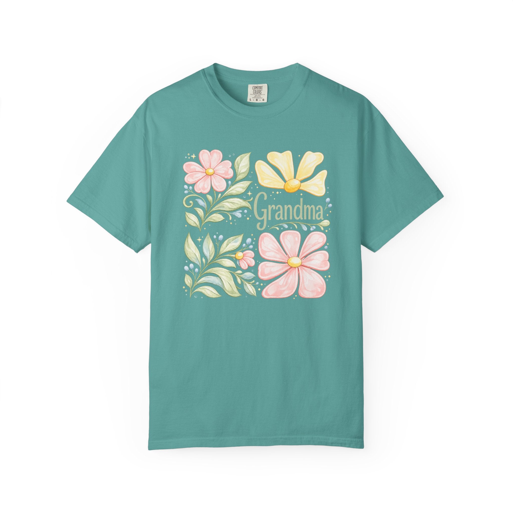 Grandma Floral TShirt- Grandma Tshirt