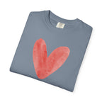 Heart Painted Graphic T-Shirt — Heart Tee for Casual Everyday Wear
