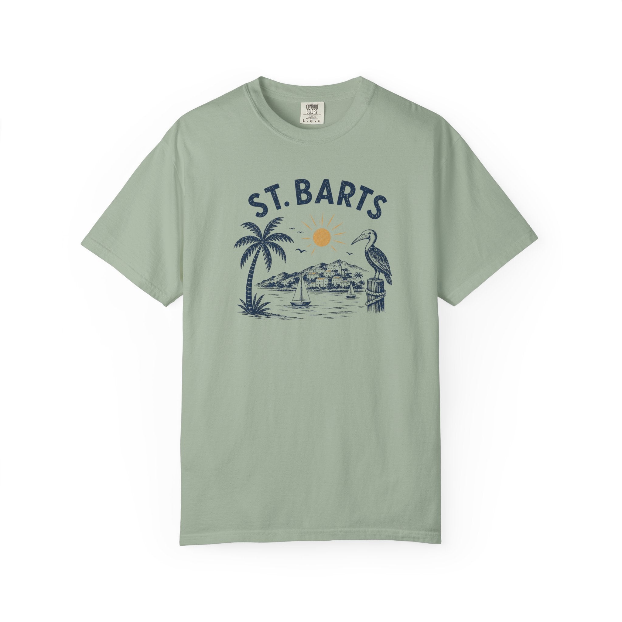 St. Barts Vintage Island T-Shirt — Tropical Beach Graphic Tee