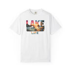 Lake Life sunset graphic T-Shirt | lake scene T-Shirt