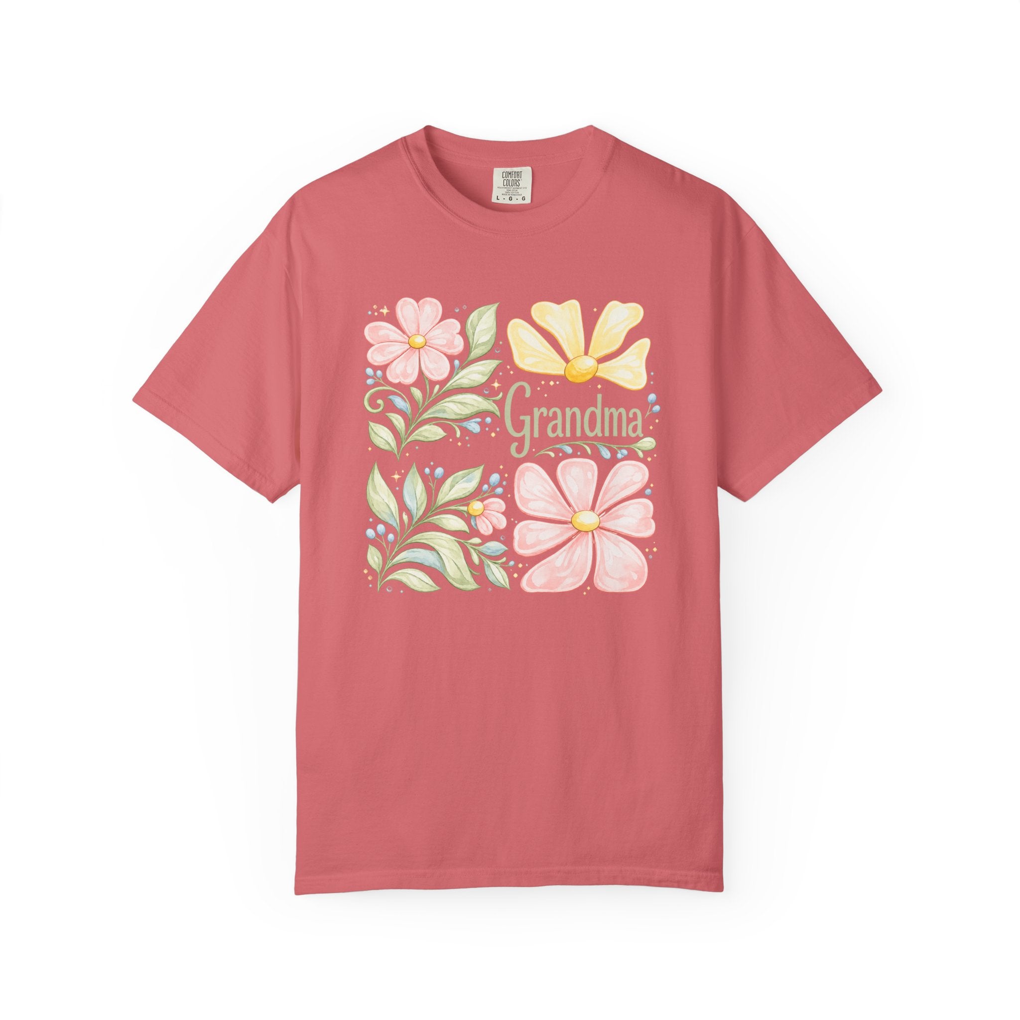 Grandma Floral TShirt- Grandma Tshirt