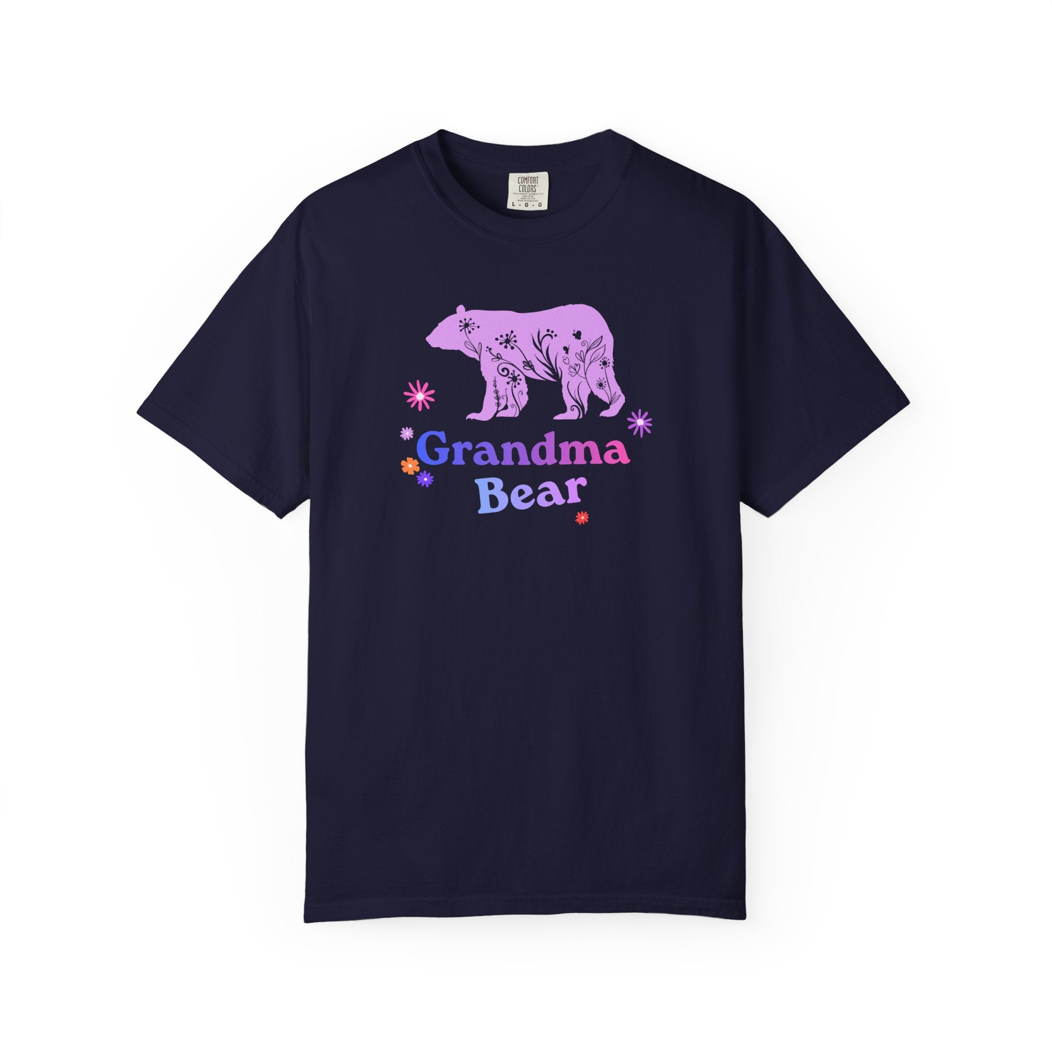 Grandma Bear T-Shirt — Cute Floral Mama Bear Tshirt Gift
