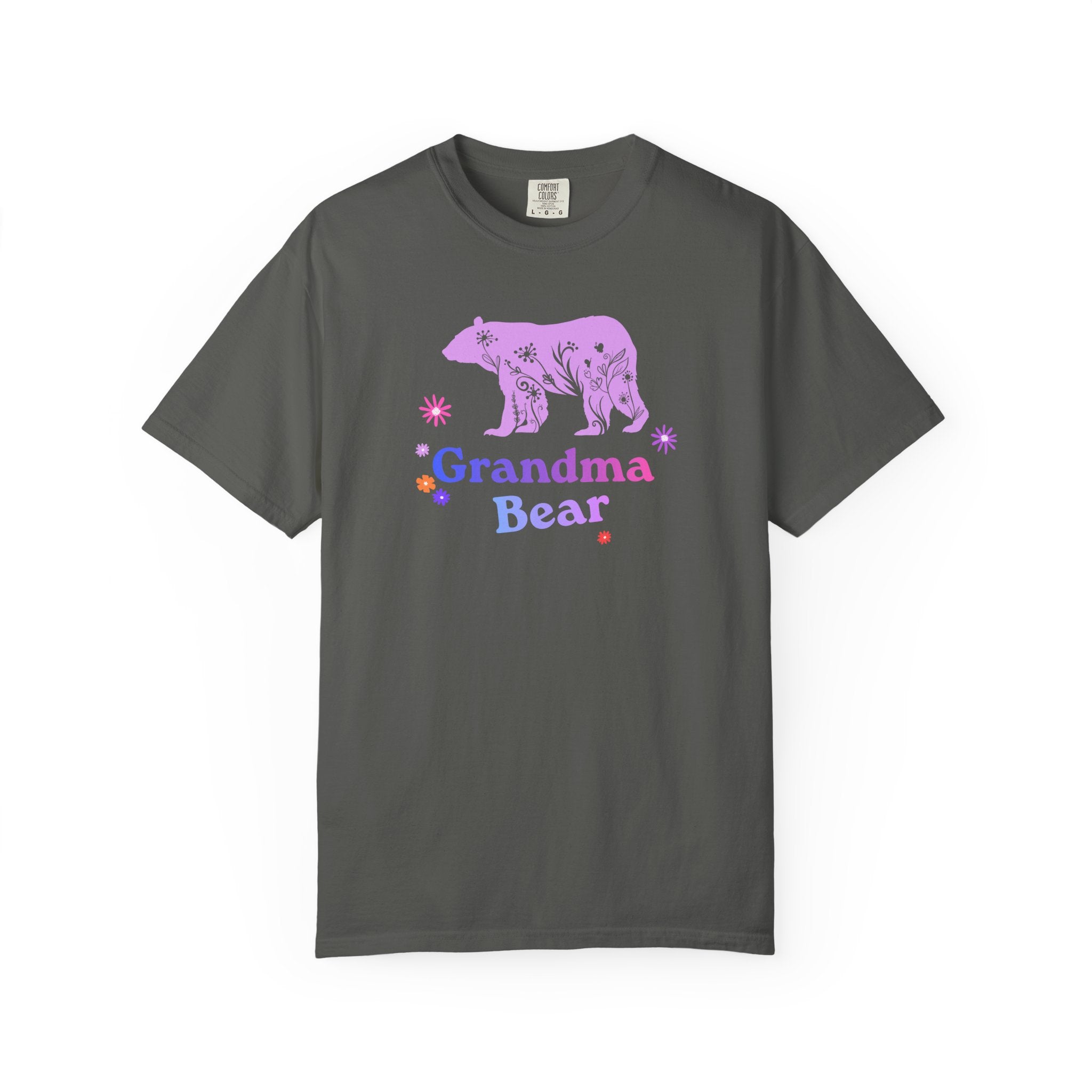Grandma Bear T-Shirt — Cute Floral Mama Bear Tshirt Gift