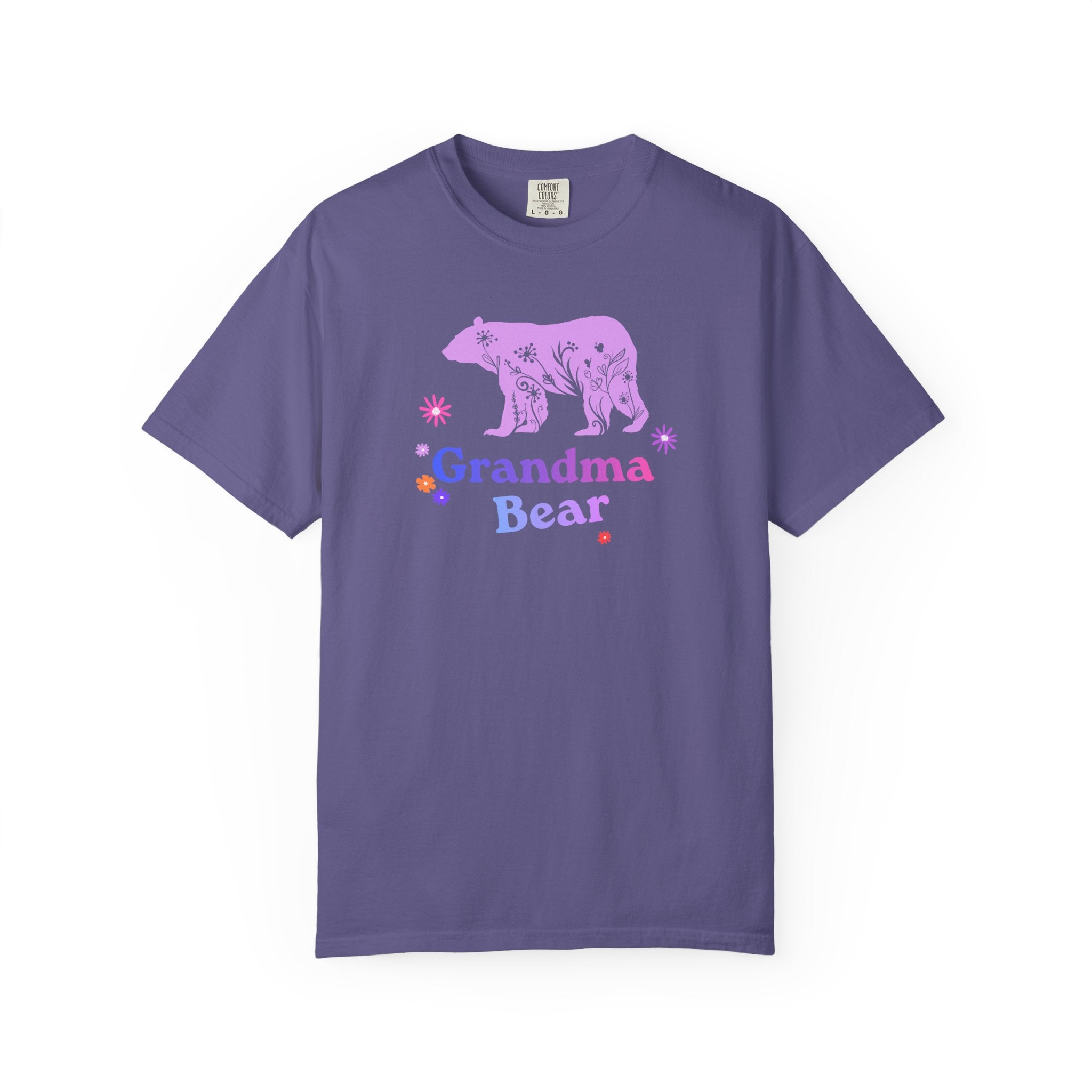 Grandma Bear T-Shirt — Cute Floral Mama Bear Tshirt Gift
