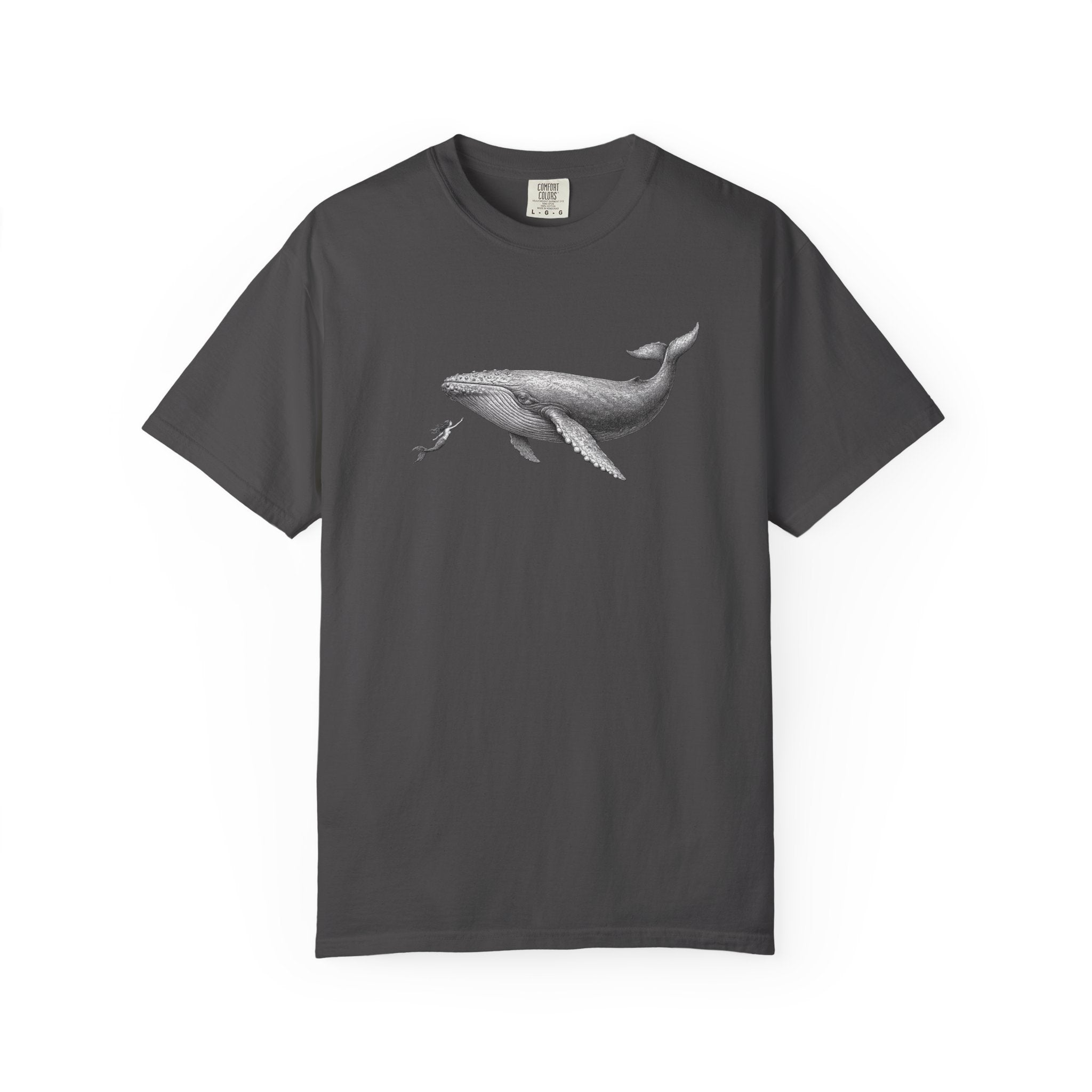 Whale & mermaid T-Shirt — Ocean Life Tshirt