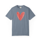 Heart Painted Graphic T-Shirt — Heart Tee for Casual Everyday Wear