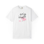 Original Graphic T-Shirt — 'original' Handwritten Design with Pink Brushstroke