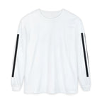 Striped Sleeve T-Shirt — Minimal Stripe Long Sleeve Graphic Tshirt