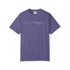 Turtle Swimming in the Water  T-Shirt- Ocean Turtle Minimalist Tshirt