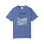 Mykonos Greece Vintage Sketch T-Shirt- Greece Graphic Tshirt