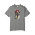Seal in Beanie with Ice Coffee TShirt — Cute Seal Graphic T-Shirt