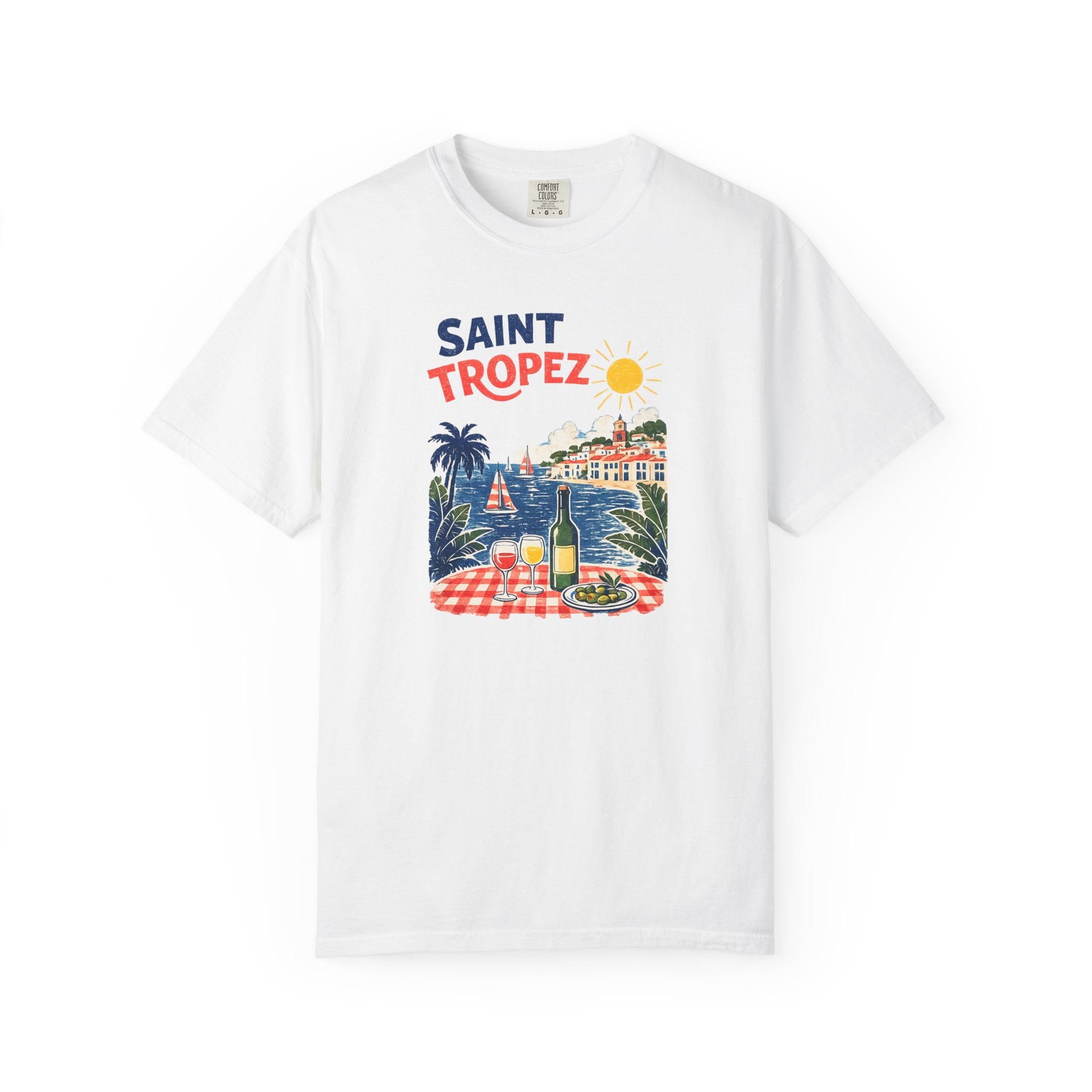 Saint Tropez Vintage T-Shirt- St.Tropez Graphic Tshirt