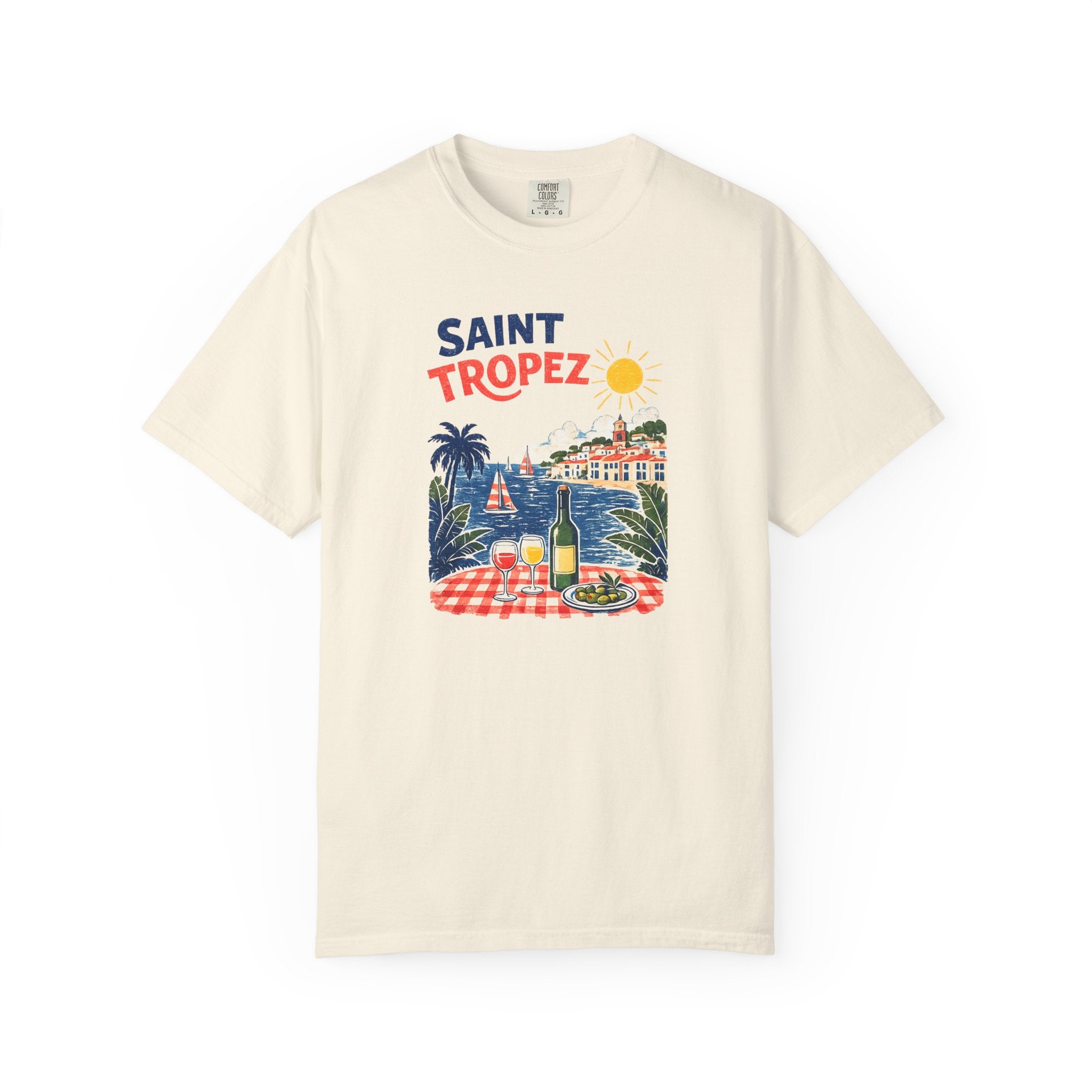 Saint Tropez Vintage T-Shirt- St.Tropez Graphic Tshirt
