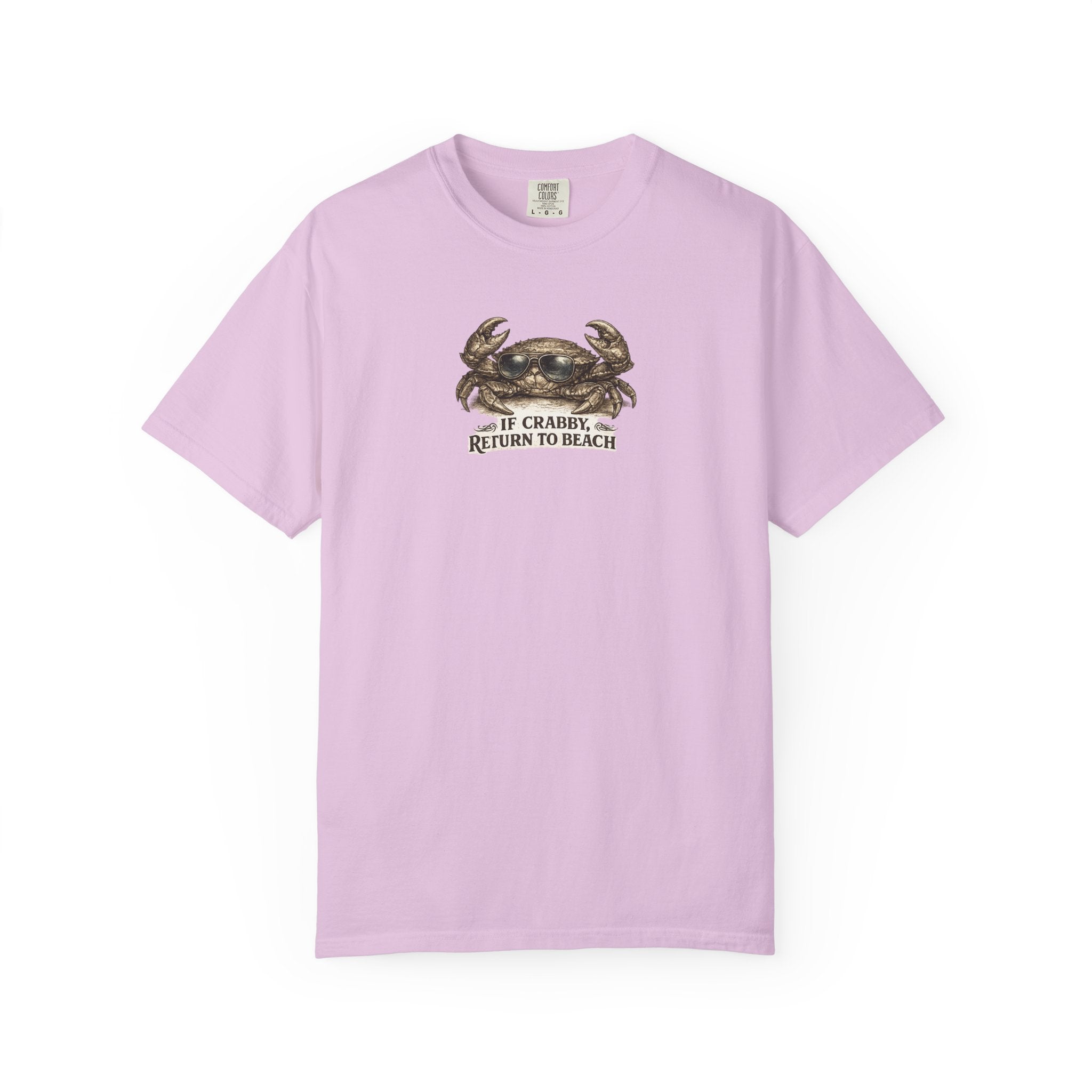 If Crabby Return To Beach  Vintage T-shirt- Cute Graphic Tshirts