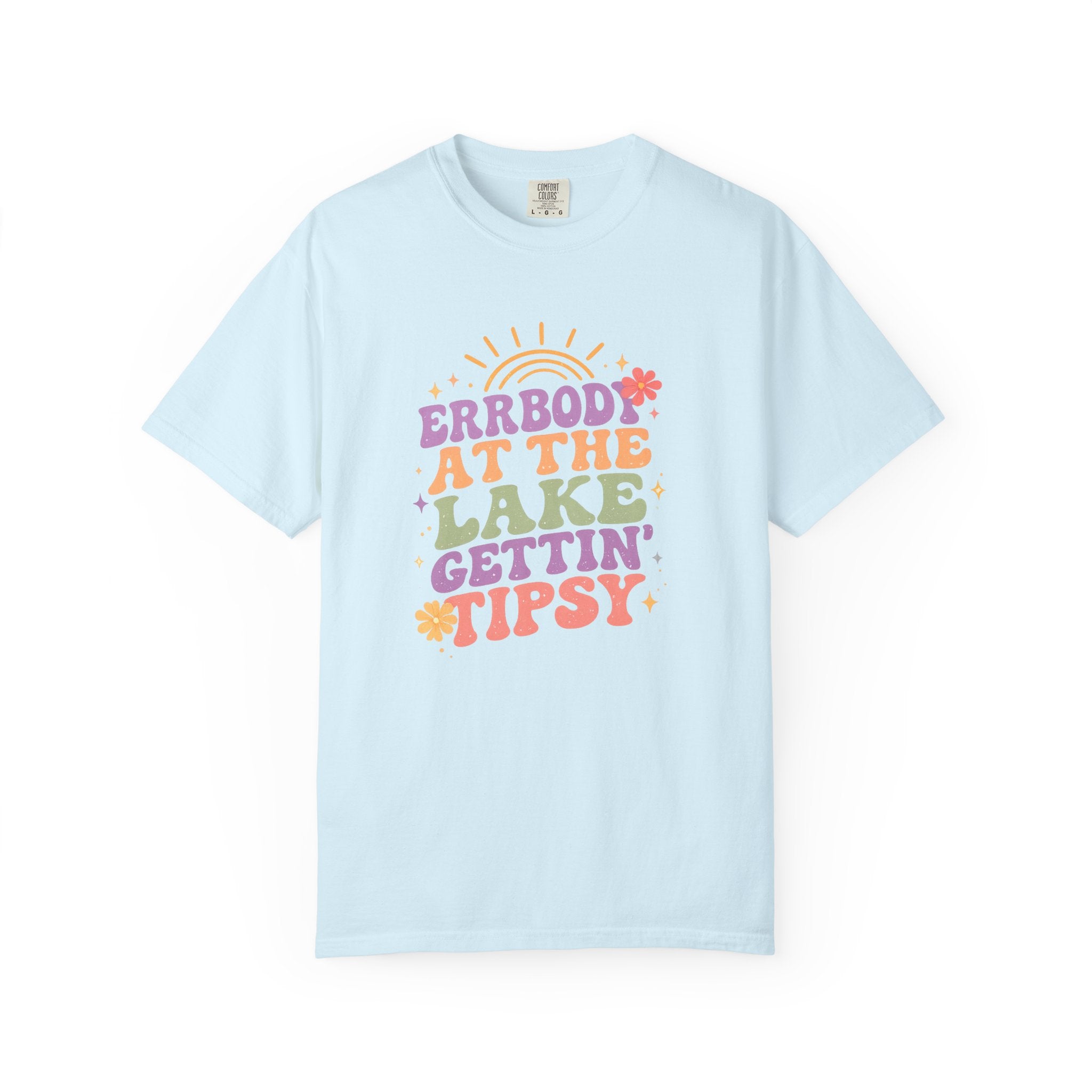 Errbody at the Lake Gettin Tipsy  T-shirt | Cute Lake T-shirts