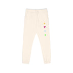 Heart Star Sweatpants - Heart Fleece Sweatpants- Loungewear